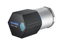 below: WISE-2410 is a LoRaWAN wireless conditional monitoring sensor integrated with ARM Cortex-M4 Processor, LoRa transceiver, 3-axis accelerometer and temperature sensor